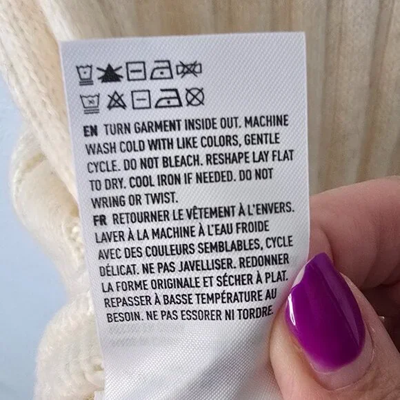 American Eagle Ribbed Knit Long Sleeve Sweater Dress - Beige - Picture 5 of 11